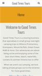 Mobile Screenshot of goodtimestours.com.au