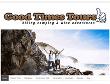 Tablet Screenshot of goodtimestours.com.au